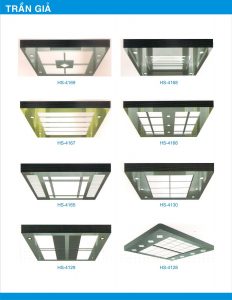 Hệ thống đèn chiếu sáng trong cabin thang máy