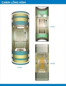 Mẫu cabin lồng kính - Thang máy Nippon Vina
